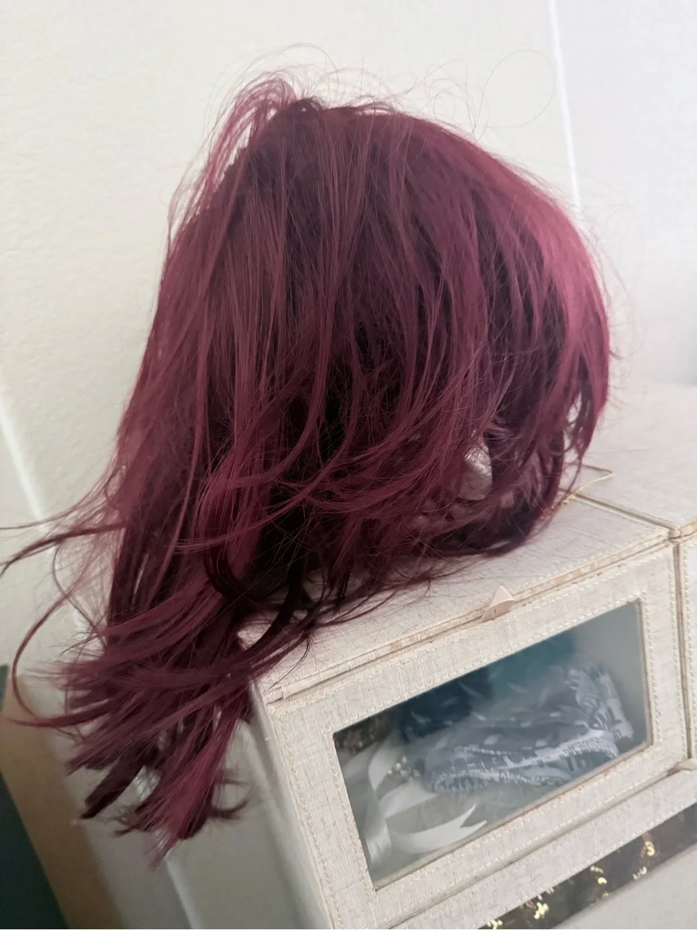 Women’s Synthetic Wig - Burgundy Layered Style never worn